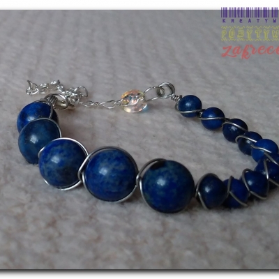 Bransoletka z lazurytem