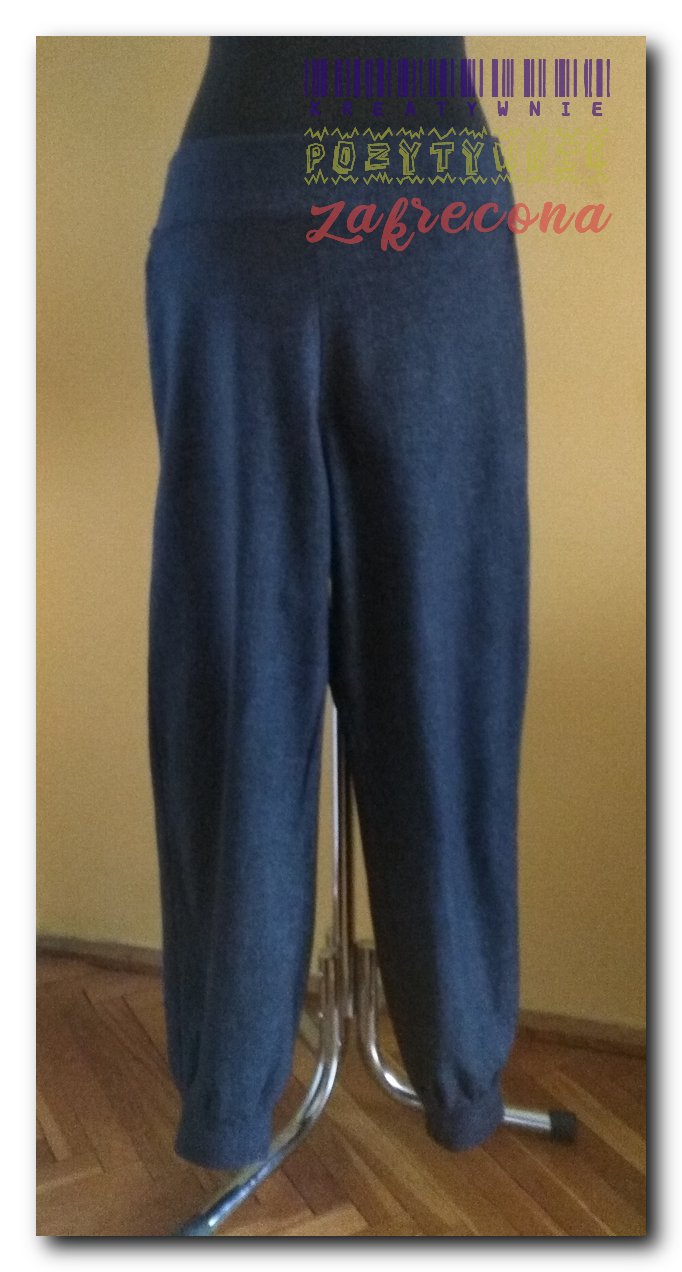 Spodnie ze ściągaczem