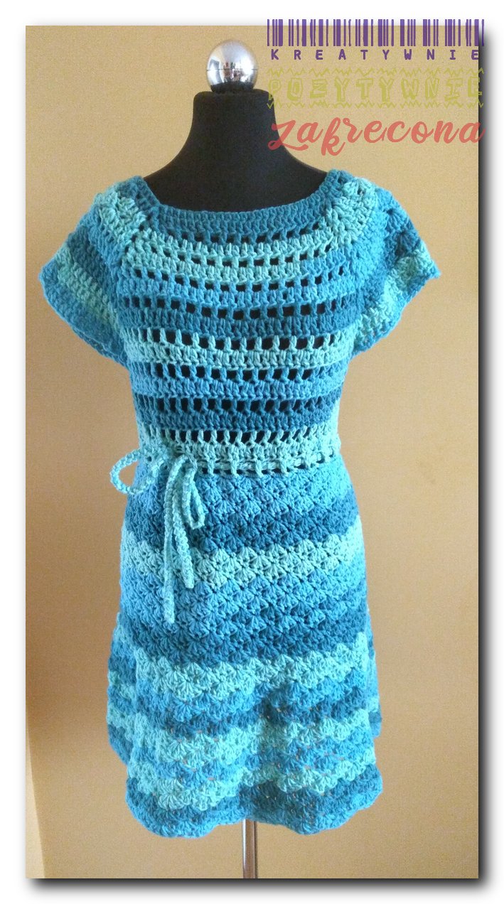 Sukienka "Morskie muszelki"