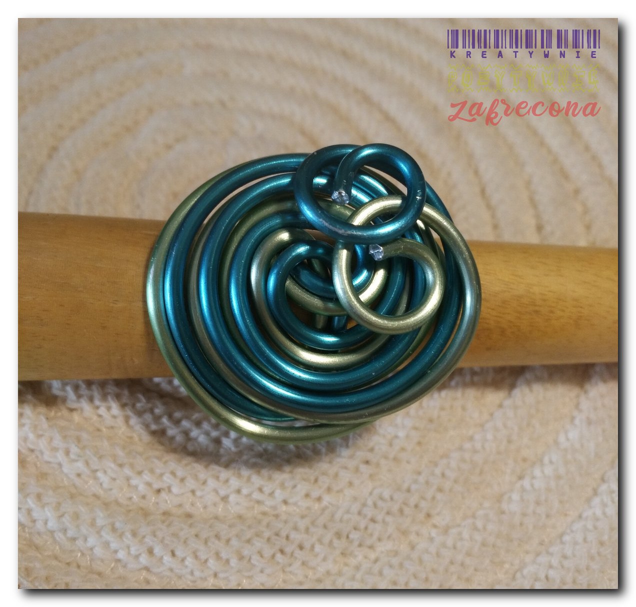 "Turkusowo-granatowy duet"