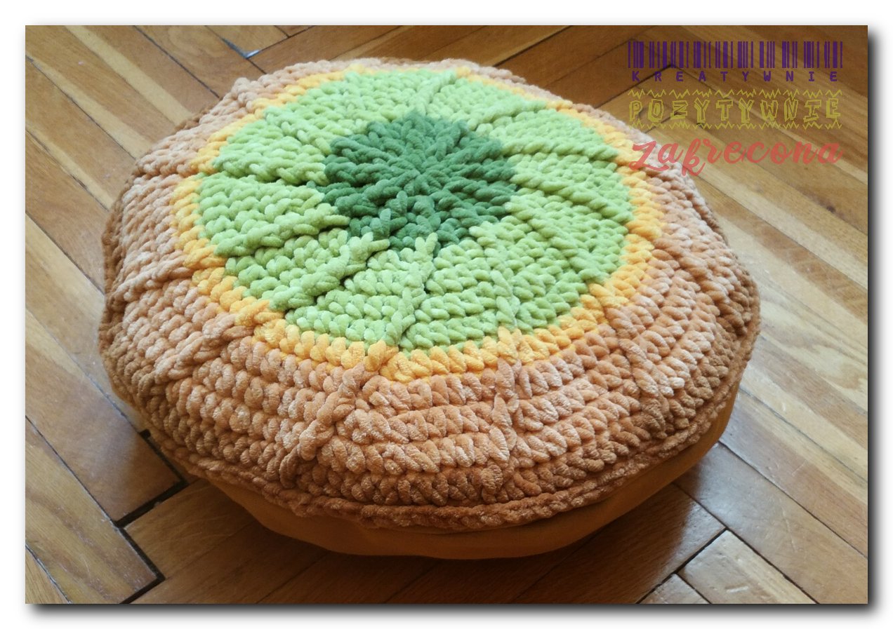 Poduszka/Jasiek - "wiosenna spirala"