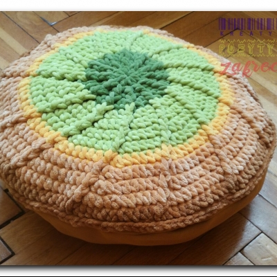 Poduszka/Jasiek - "wiosenna spirala"