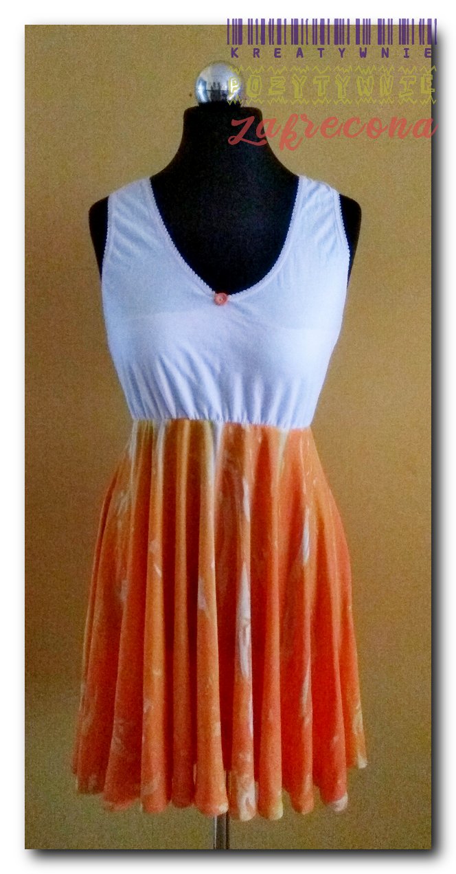 Sukienka "Pomarańcza"