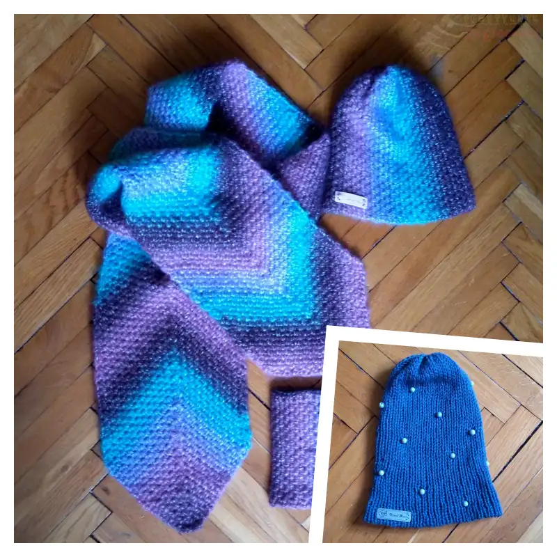 Szal "Cloud" z dodatkami