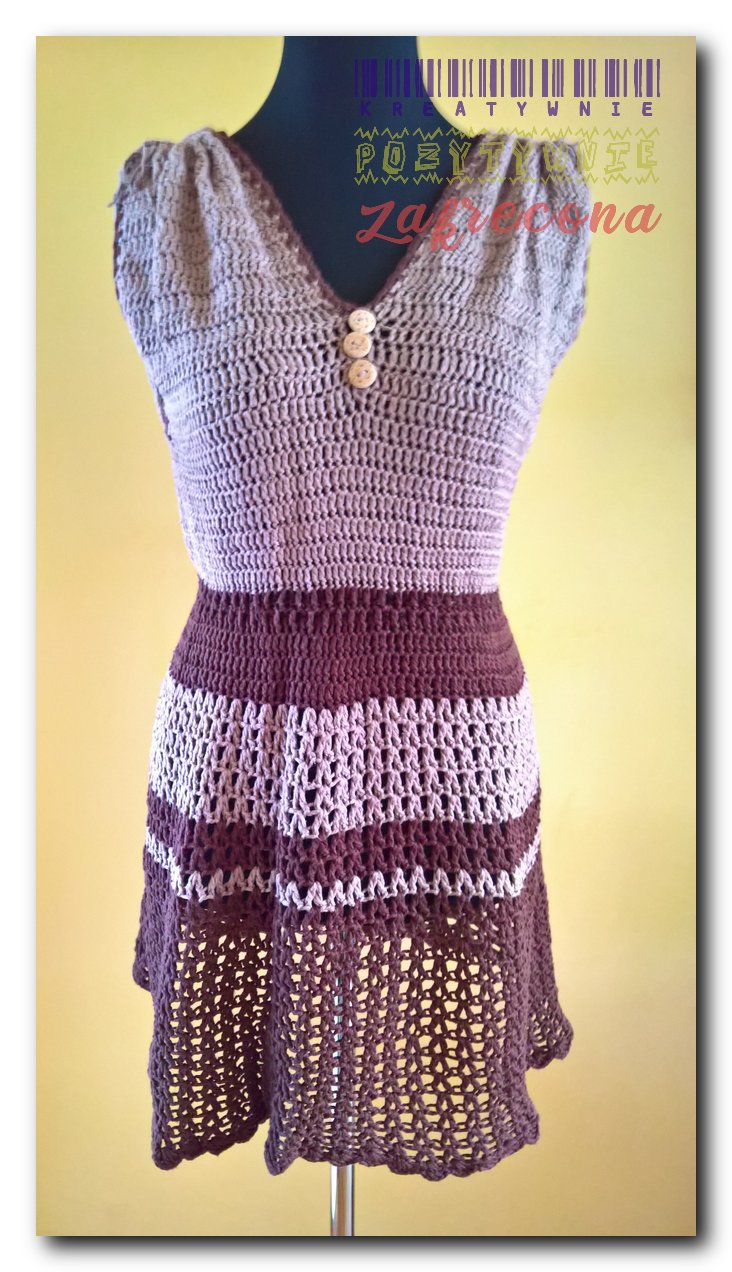 Sukienka "Cappuccino"