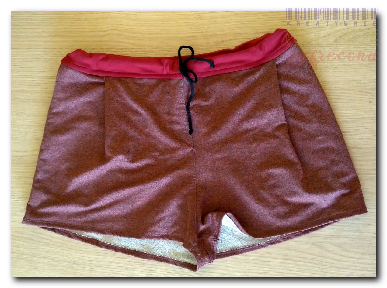 Szorty - 1 (wiązane, z kieszeniami)
