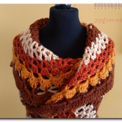 Jesienna kamizelka z koła