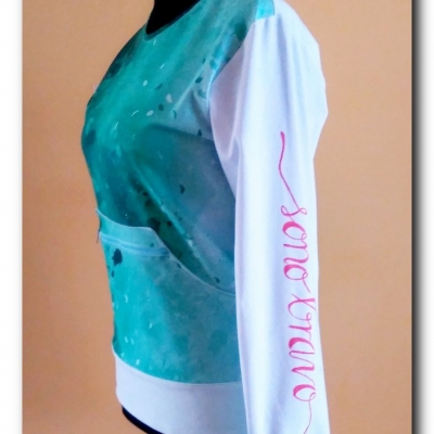 Bluza męska z kieszenią na zamek