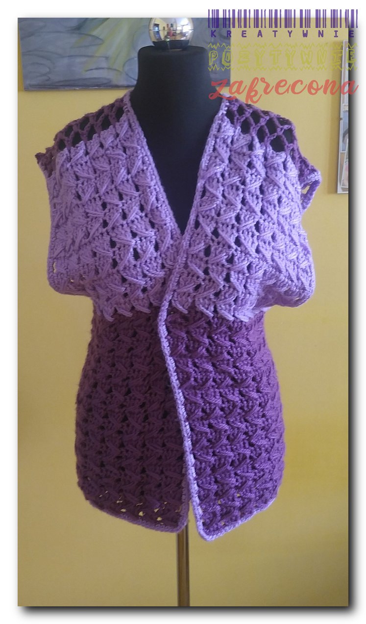 Wrzosowa kamizelka