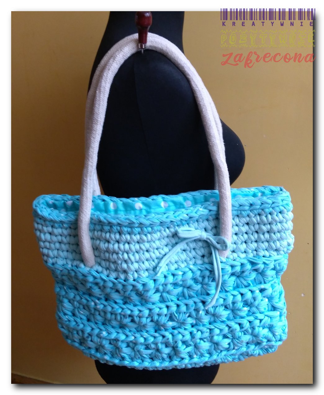 Szoperka w błękitym kolorze