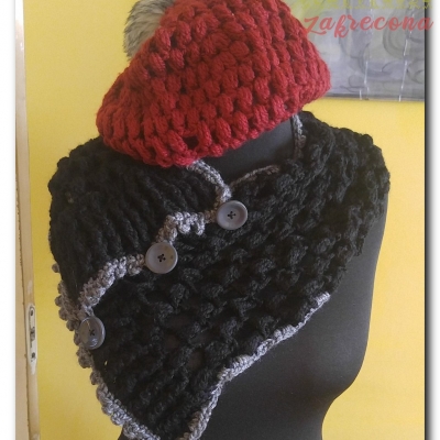 Różne szaliki i czapki