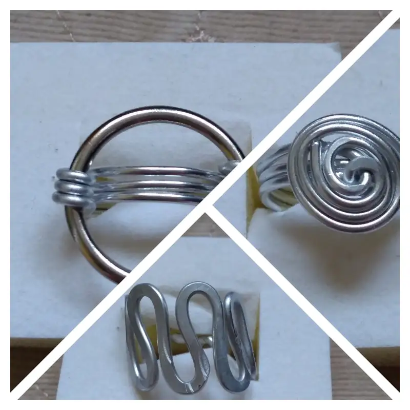 Kilka pierścionków