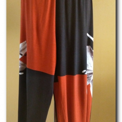 Spodnie "sindbadki" panelowe