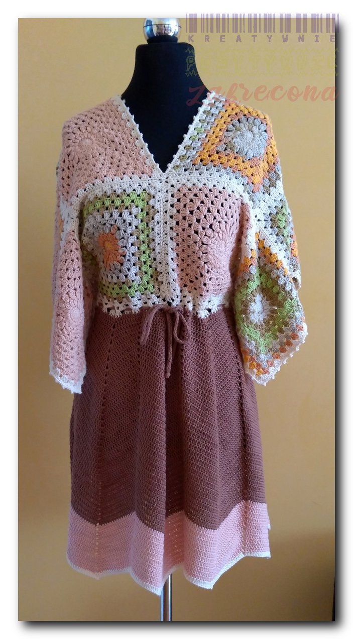 Jesienna sukienka BOHO