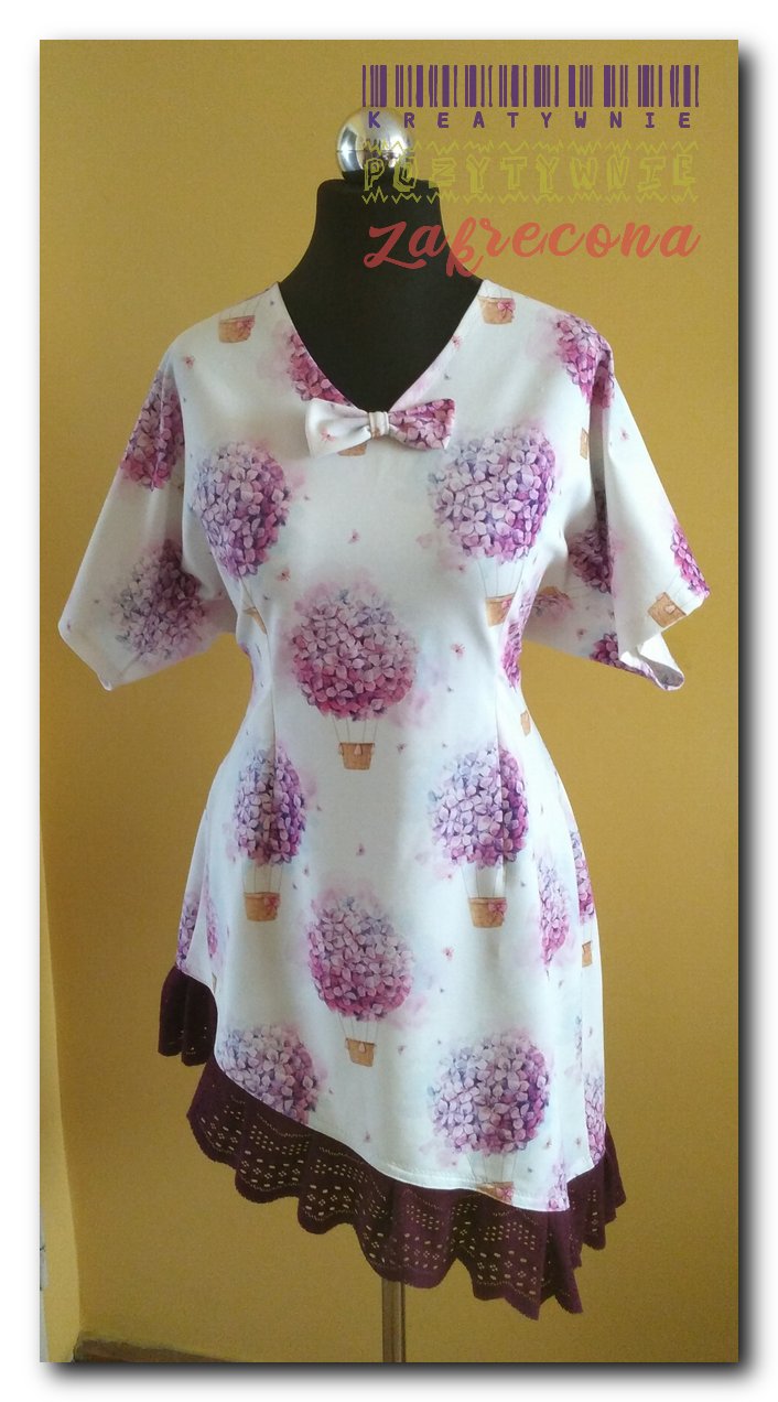 Sukienka "Balony z bzu"