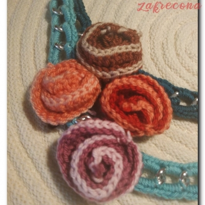 Kolia z kwiatami (z pierścionkiem)