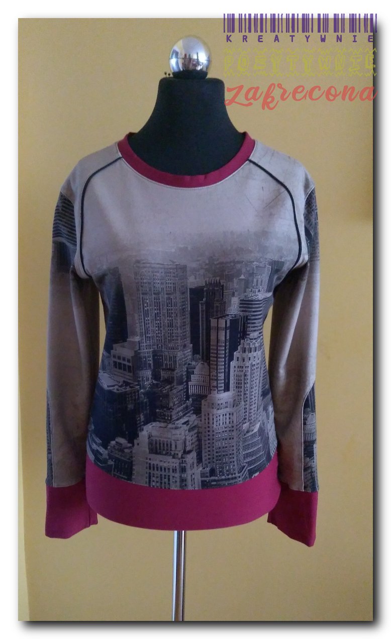 Męski longsleeve "Miasto"