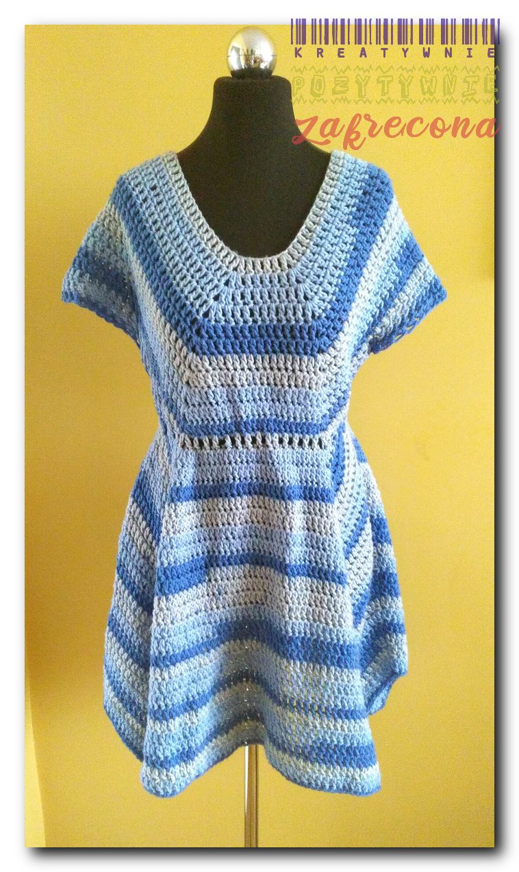 Sukienka "Morskie fale"