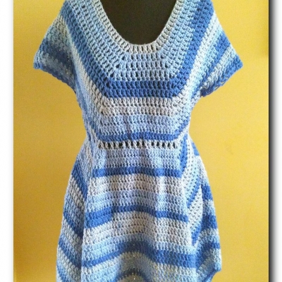 Sukienka "Morskie fale"