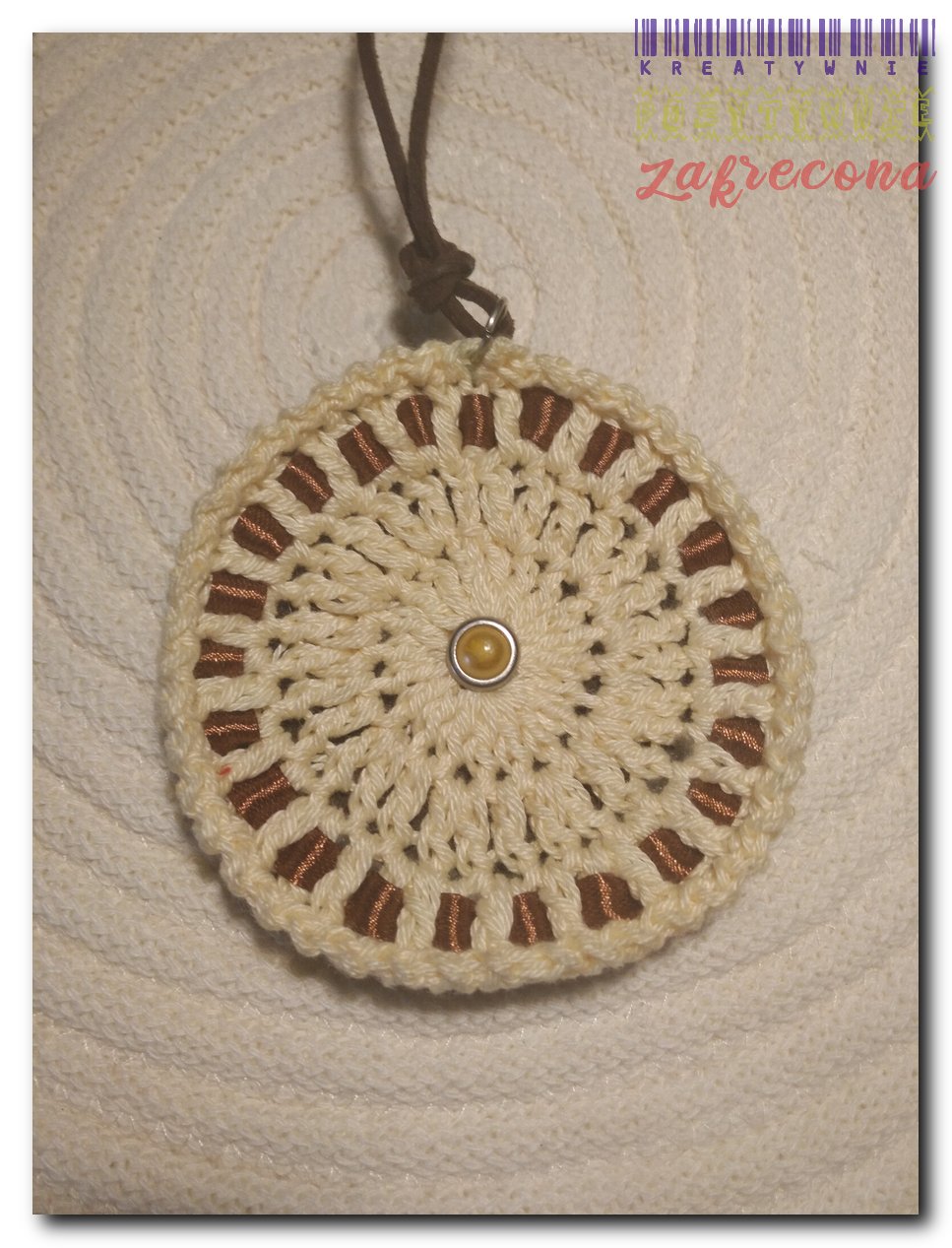 "Koła" Komplet na szydełku