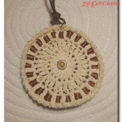 "Koła" Komplet na szydełku