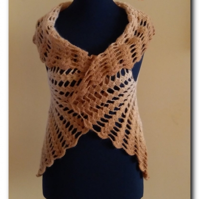 Musztardowa kamizelka