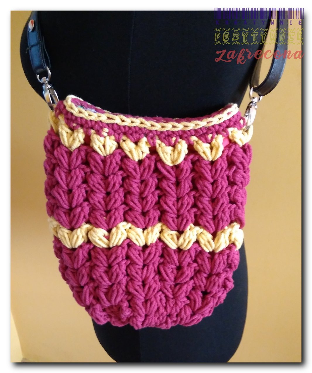 Mała torebka Puff stitch