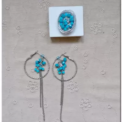 Turkusowe kryształki