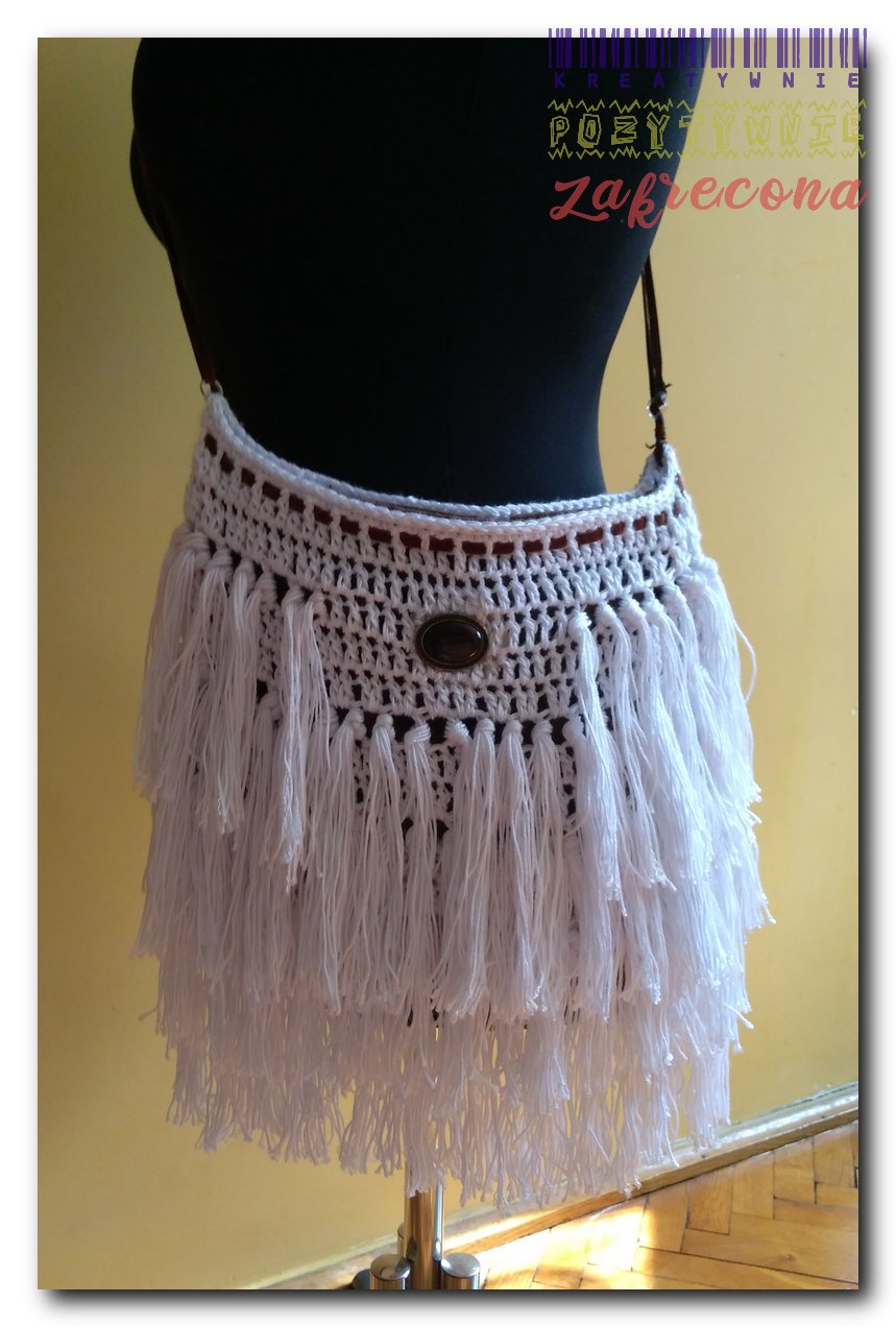 Kopertówka BOHO z frędzlami