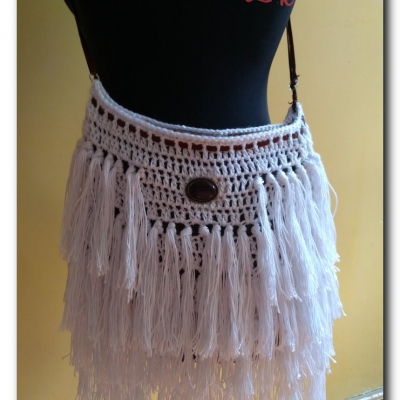 Kopertówka BOHO z frędzlami