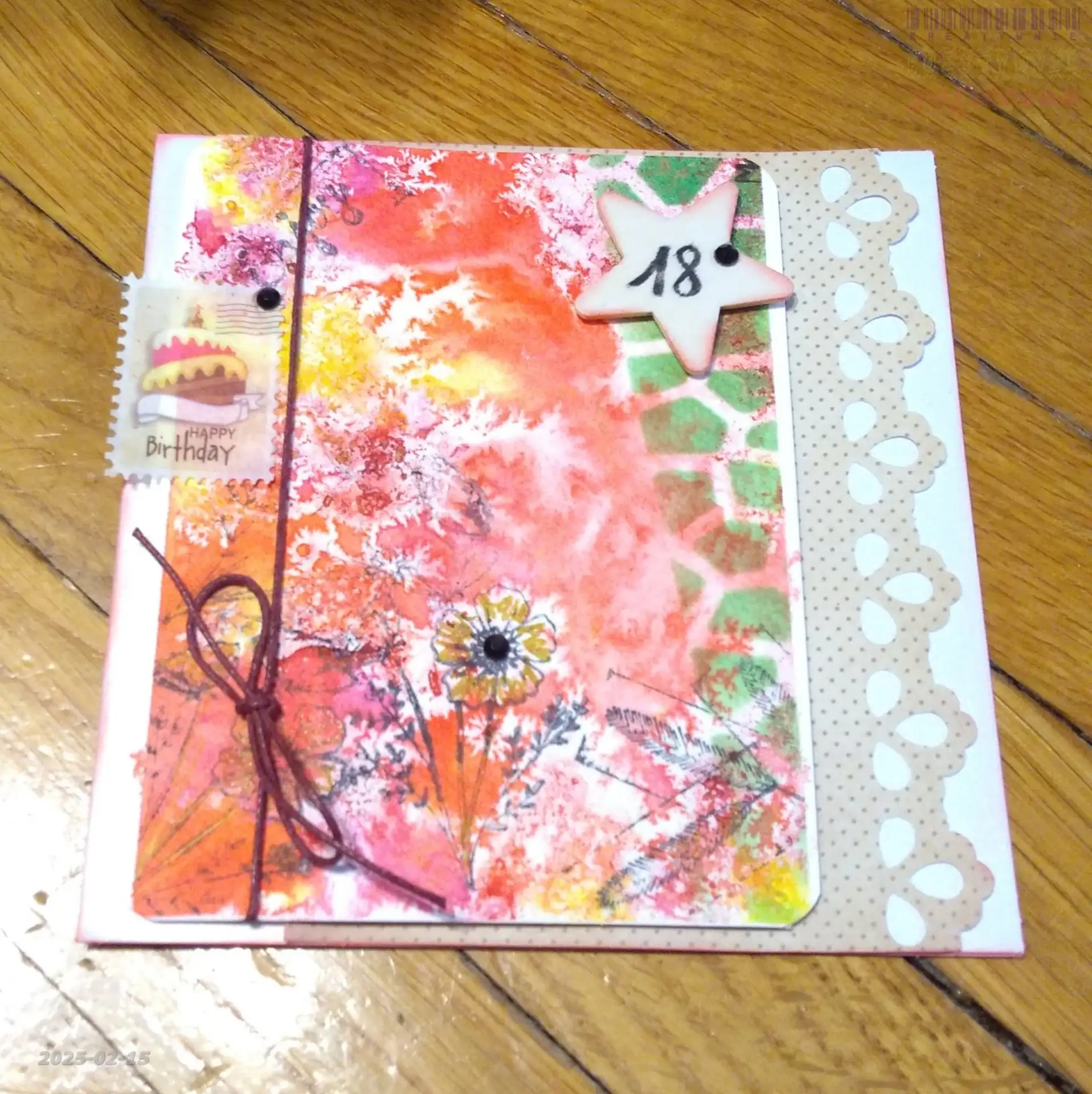 Kartka na 18 urodziny