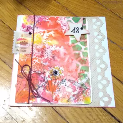 Kartka na 18 urodziny