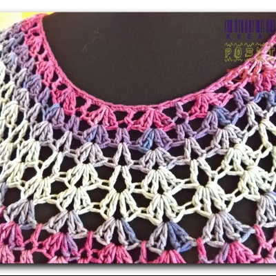 Fioletowo-niebieska sukienka letnia 