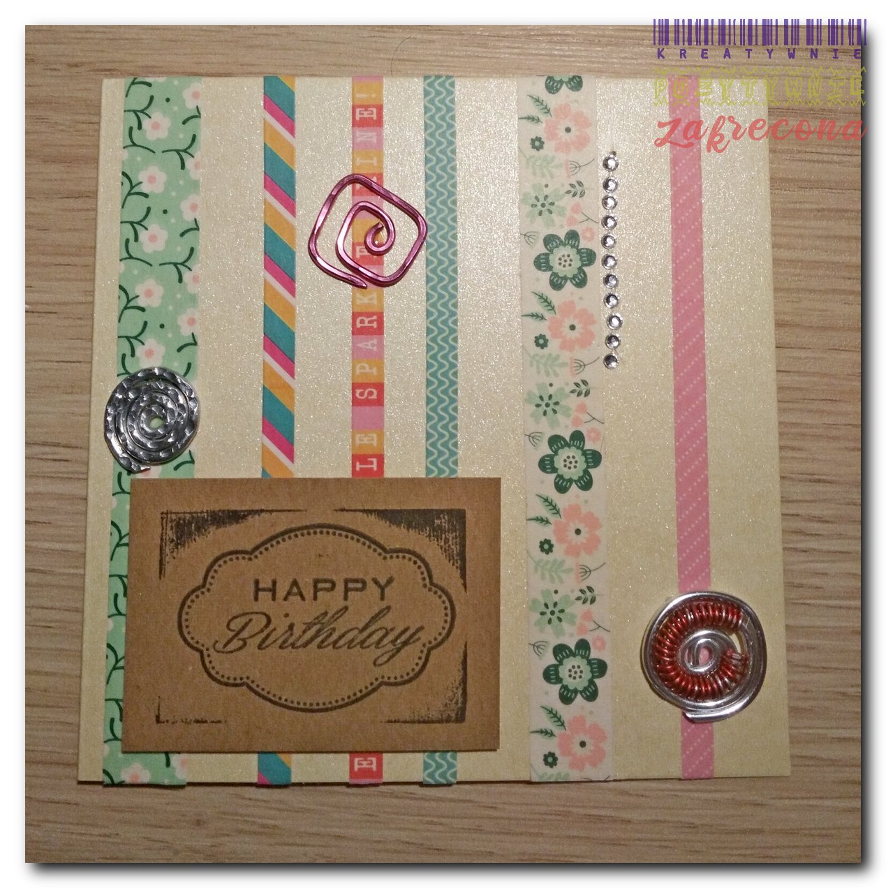 Kartka urodzinowa - czerwiec 2021