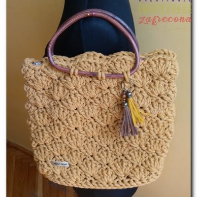 Szoperka z bambusowym uchwytem