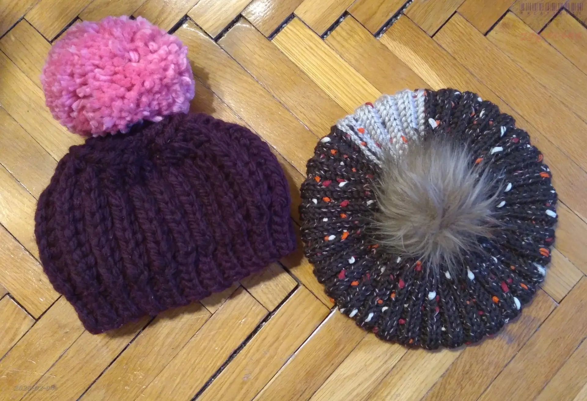 Czapka i beret "Żeberka"