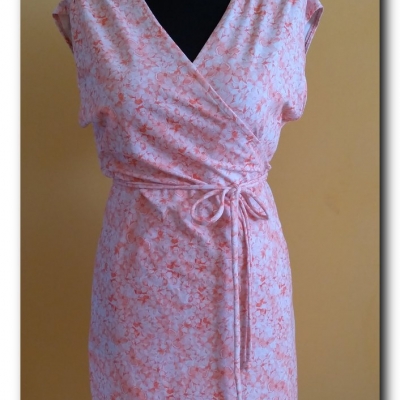 Sukienka kopertowa "BEZ"