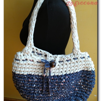 Duża torebka w kwiatki