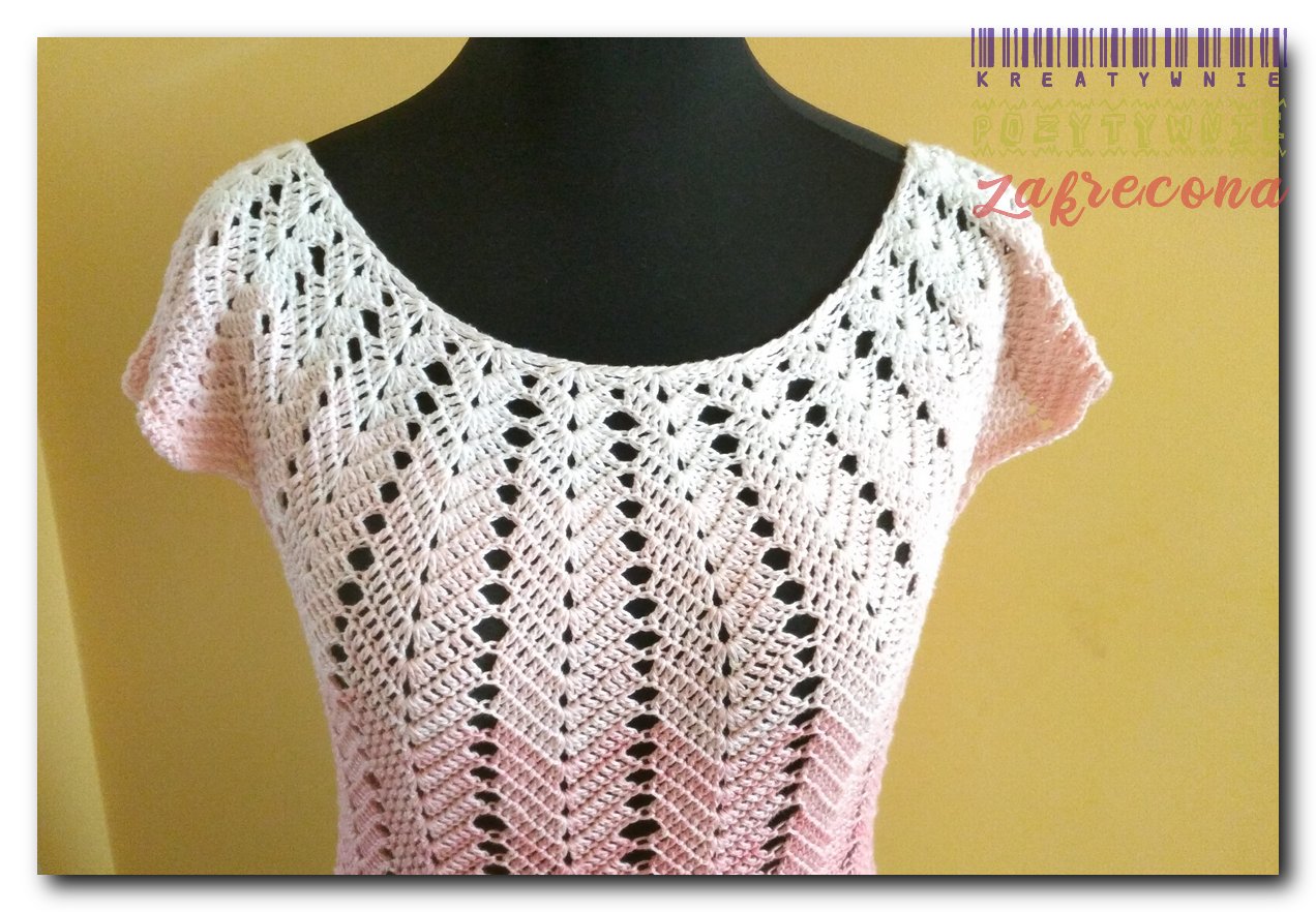 Letnia sukienka "Chevron"