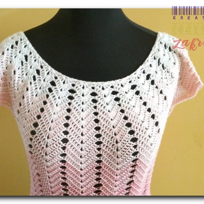 Letnia sukienka "Chevron"