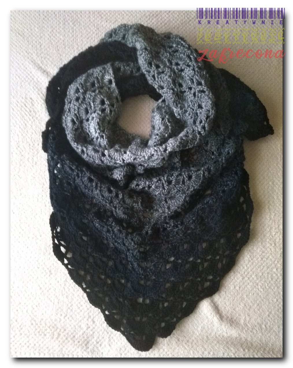 Chusta Flowers Merino