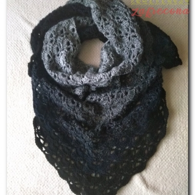 Chusta Flowers Merino