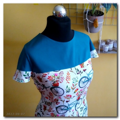 Sukienka "Jesienny rower"